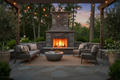 Outdoor fireplaces